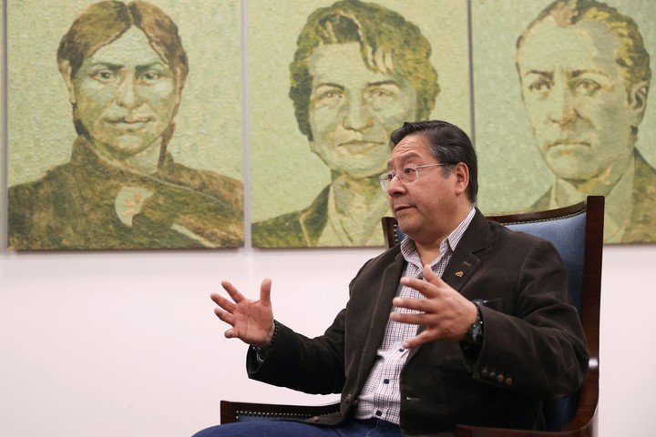 El presidente de Bolivia, Luis Arce. Foto EFE