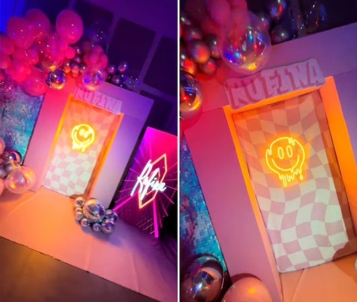 La imponente decoración del cumpleaños de Rufina Cabré. | Foto: Instagram