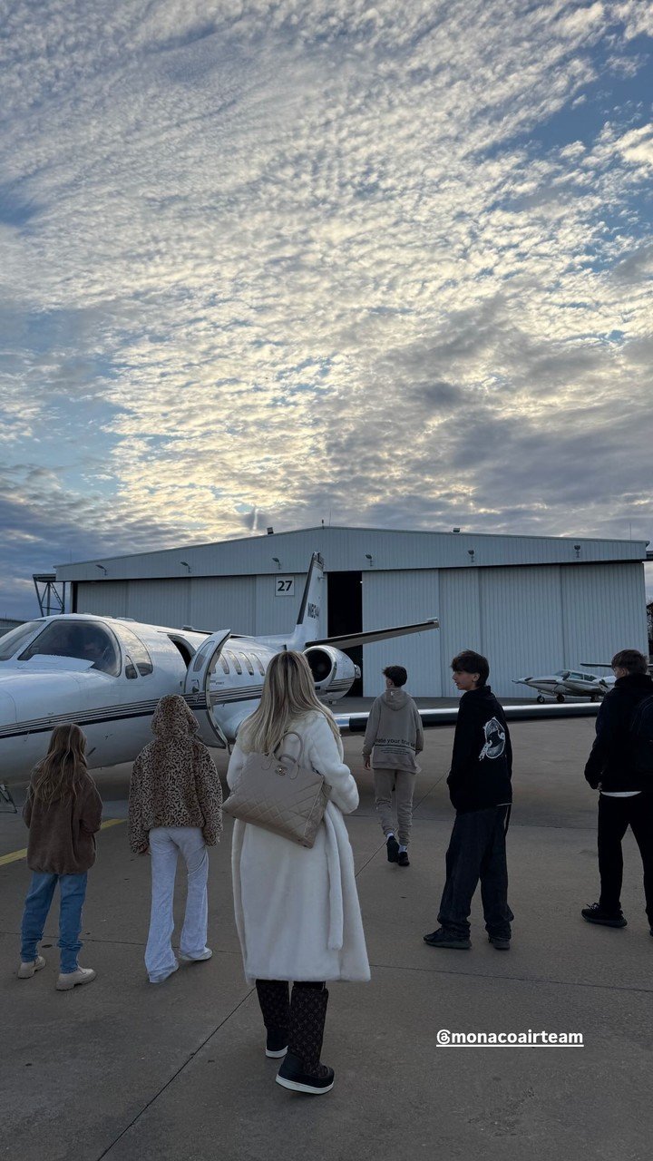 Wanda Nara partió de vacaciones a Bariloche junto a sus hijos. Foto: Instagram.