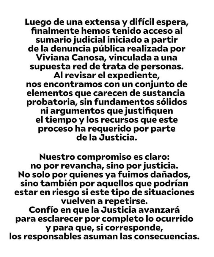 Florencia Peña confirmó que tuvo acceso a la denuncia de Viviana Canosa en la Justicia. | Foto: Instagram