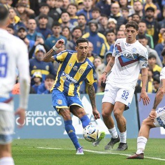 El gol de Angel Di María en su regreso no alcanzó y Rosario Central empató con Godoy Cruz