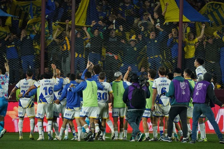 Lanús vs Rosario Central con el regreso del Público visitante Foto Juano Tesone 