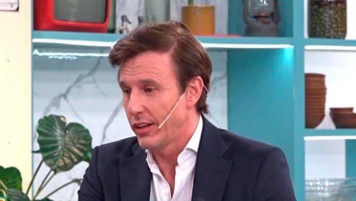 Roberto García Moritán se enteró al aire de la separación de Pampita y Martín Pepa. Captura TV.