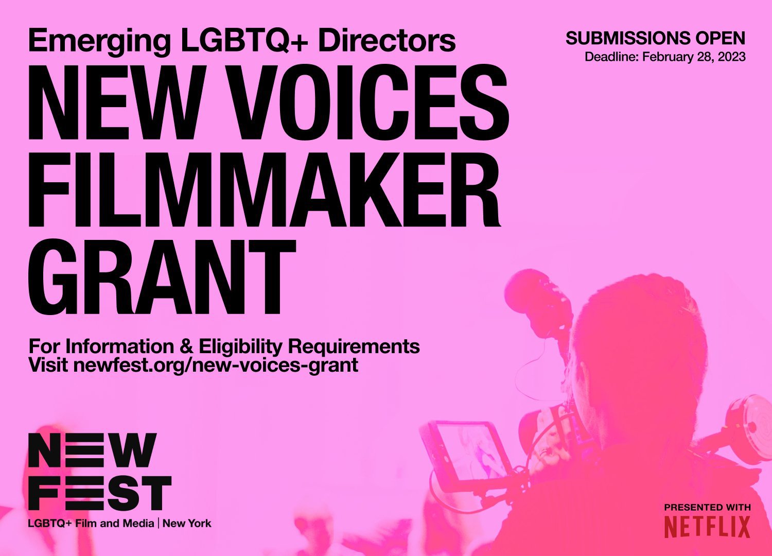 NewFest Sets New Voices Filmmaker Grant Recipients in Partnership With Netflix