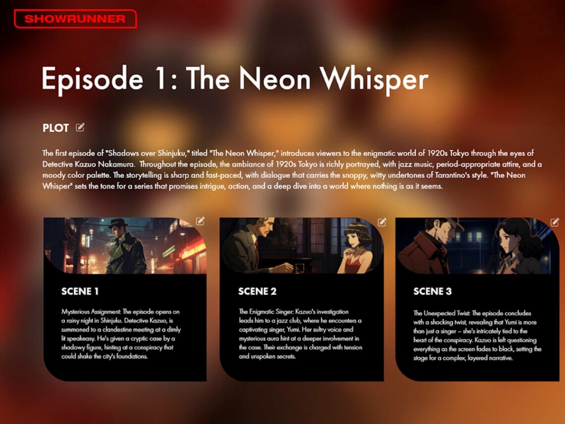 Showrunner, an AI-powered streaming service, launches in alpha this week