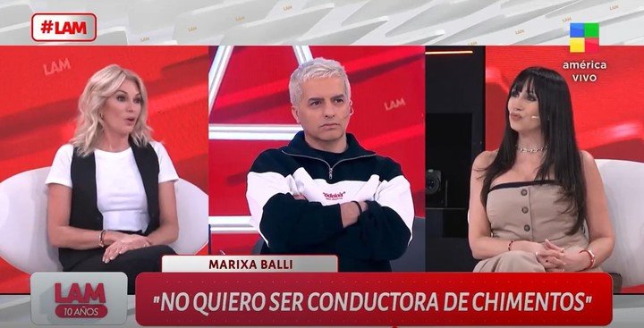 Marixa Balli explicó los motivos por los cuales ya no conducirá LAM cuando se ausente Ángel de Brito en el programa. | Foto: América TV