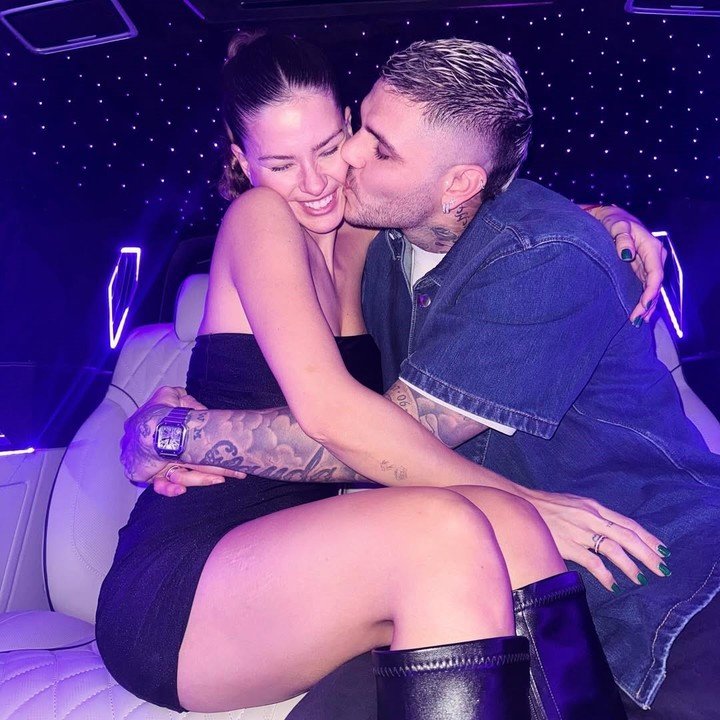 La China Suárez y Mauro Icardi, juntos en Turquía, tras desatar un escándalo contra Benjamín Vicuña. Foto: Instagram.