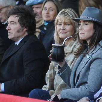 Villarruel fue invitada a la Rural junto al Presidente, en el momento más tenso de su relación