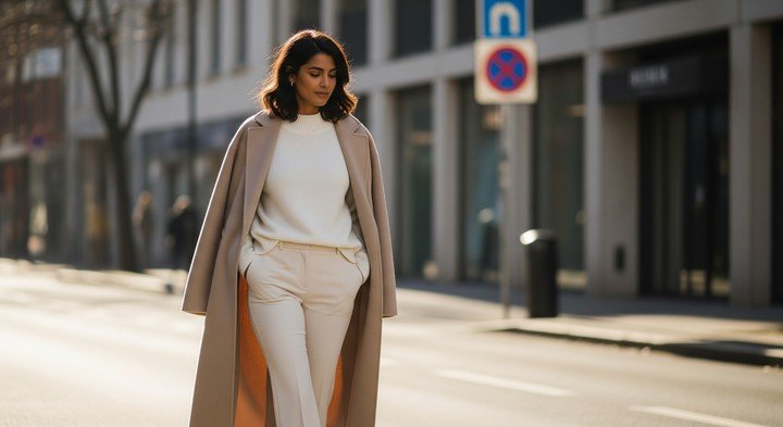 Los colores neutros funcionan para un look profesional y elegante. Foto: Freepik.