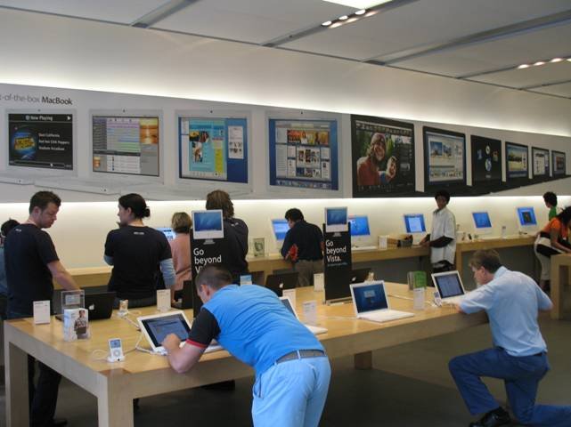 Apple Store fuera de servicio antes de las pre iPhone