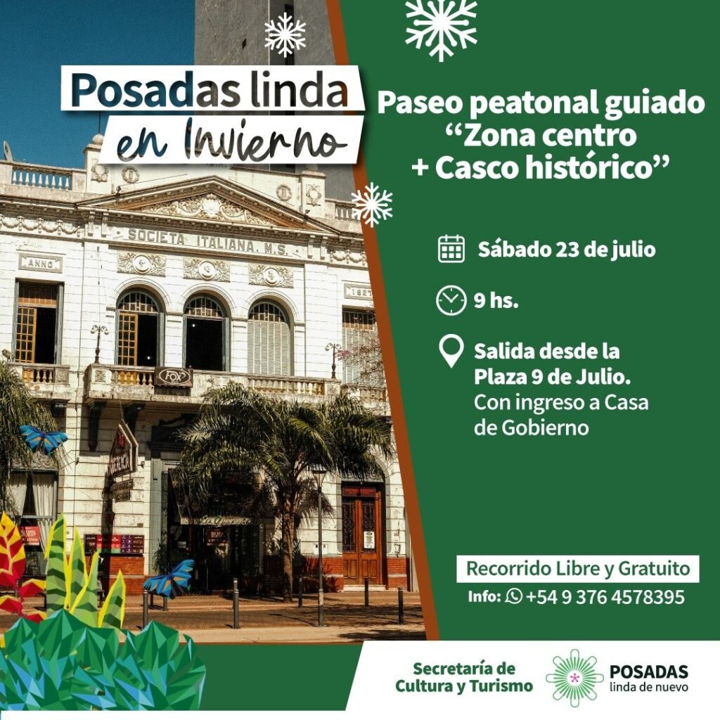 Imagen relacionada con Posadas espera un "boom turístico" para el Día del Amigo y el inicio de vacaciones de invierno.