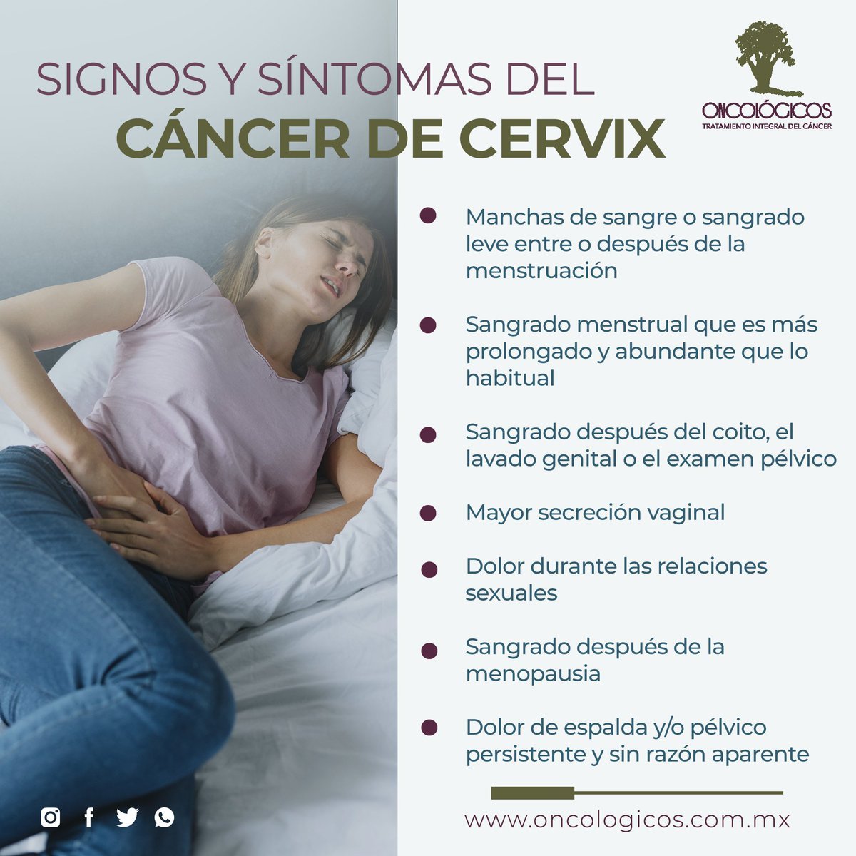Cáncer de útero en El Cronista, Información General