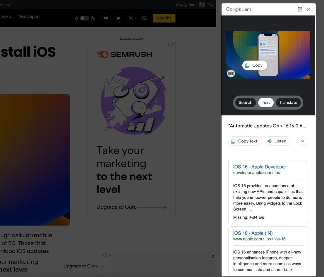 Apple iOS 26 Parece que no hay un texto específico para traducir, solo aparece "ios". Si necesitas ayuda con algún contenido en particular, por favor compartilo y con gusto lo traduzco al español argentino.