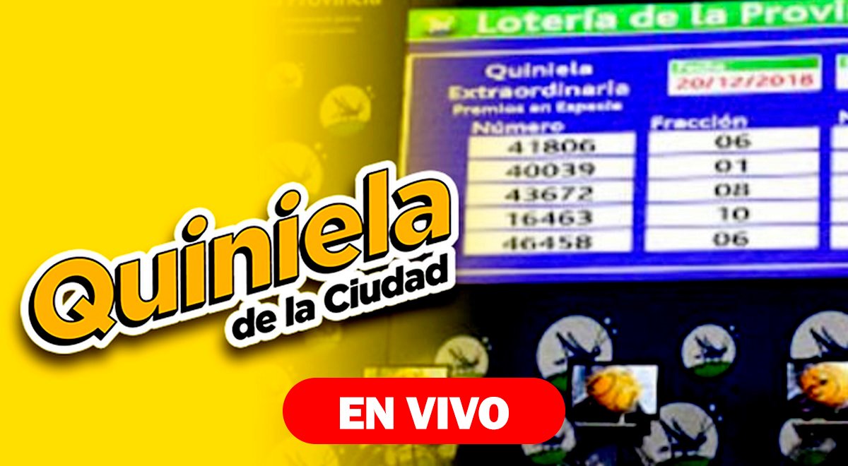 Resultados de la quiniela de Provincia y Ciudad en La Previa en El Cronista, Información General