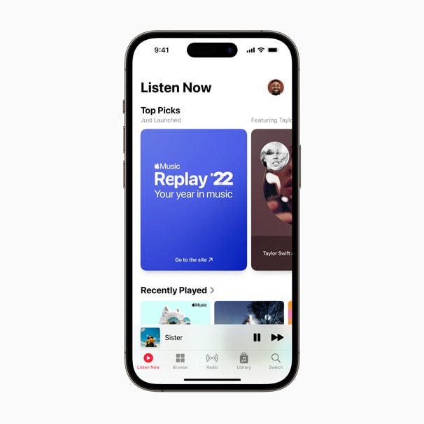 Apple Music celebra 10 años de streaming con una nueva lista de Replay de todos los tiempos.