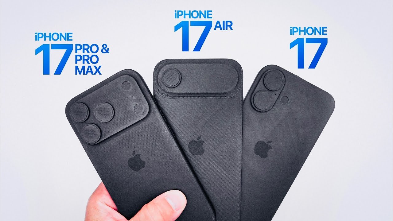 iPhone 17 Pro, Max y Air iPhone
