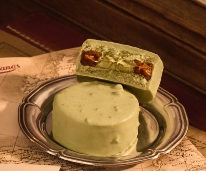 El alfajor de pistacho de Lucciano's.