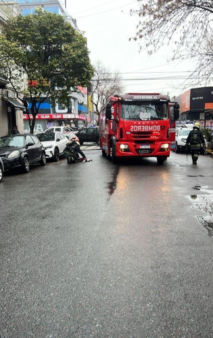 Incendio en el edificio de Neura.