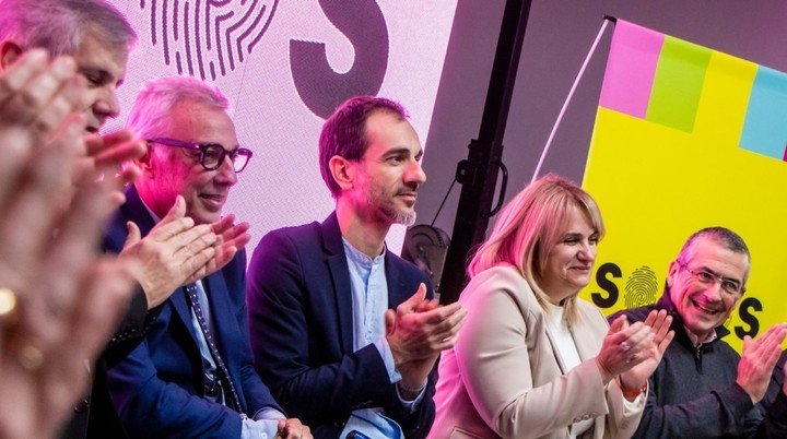 La alianza Somos Buenos Aires se lanzó en Junín con el primer candidato a senador provincia e intendente local, Pablo Petrecca, Julio Zamora (Tigre), Erica Revilla (General Arenales) y Guillermo Britos (Chivilcoy), entre otros dirigentes.