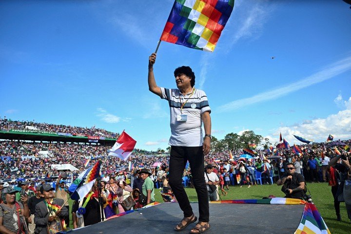 El ex presidente Evo Morales no puede volver a ser candidato en Bolivia. Foto: REUTERS