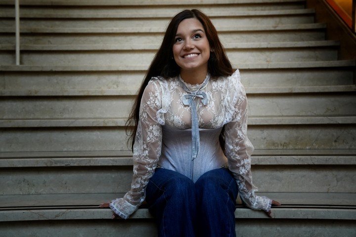 Albana Fuentes. La protagonista del musical "La Sirenita" será parte del homenaje a Taylor Swift. Foto: Emanuel Fernández