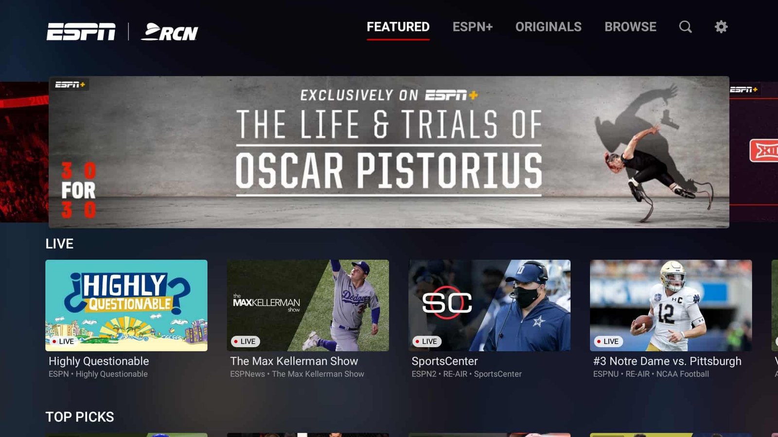 ESPN’s live sports streaming service arrives this month