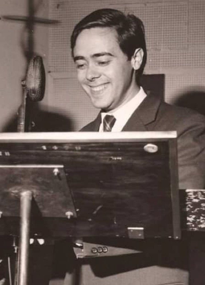 Tico Rodríguez Paz en sus comienzos en Radio Splendid.