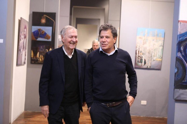 Manes y Schiaretti, juntos en La Plata.