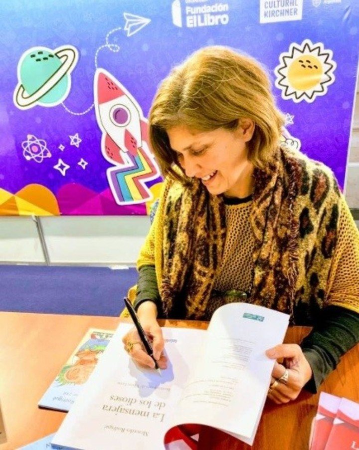 Mercedes Rodrigué es editora en la editorial infantil La Brujita de Papel y autora de libros para chicos. Foto: gentileza.
