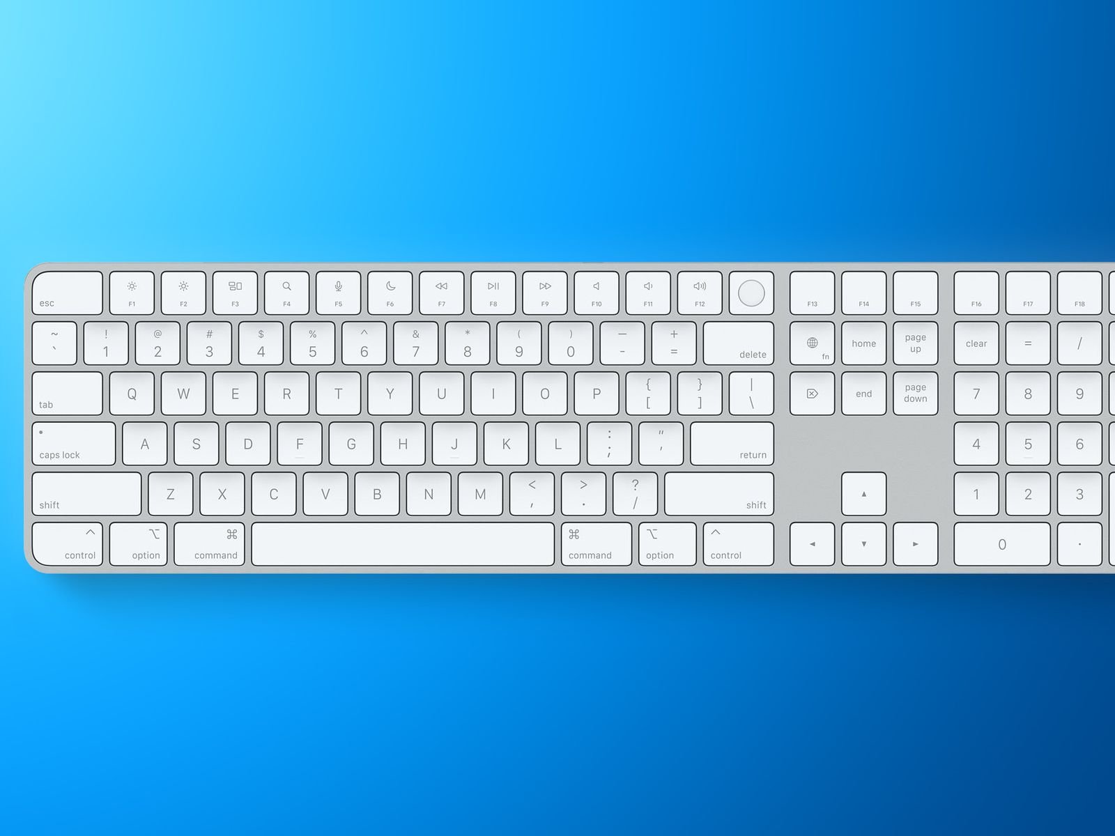 El teclado Magic de Apple con USB Parece que el texto que proporcionaste está incompleto o no contiene información que se pueda traducir. Si tenés un texto específico que quieras traducir, por favor compartilo y con gusto te ayudo.
