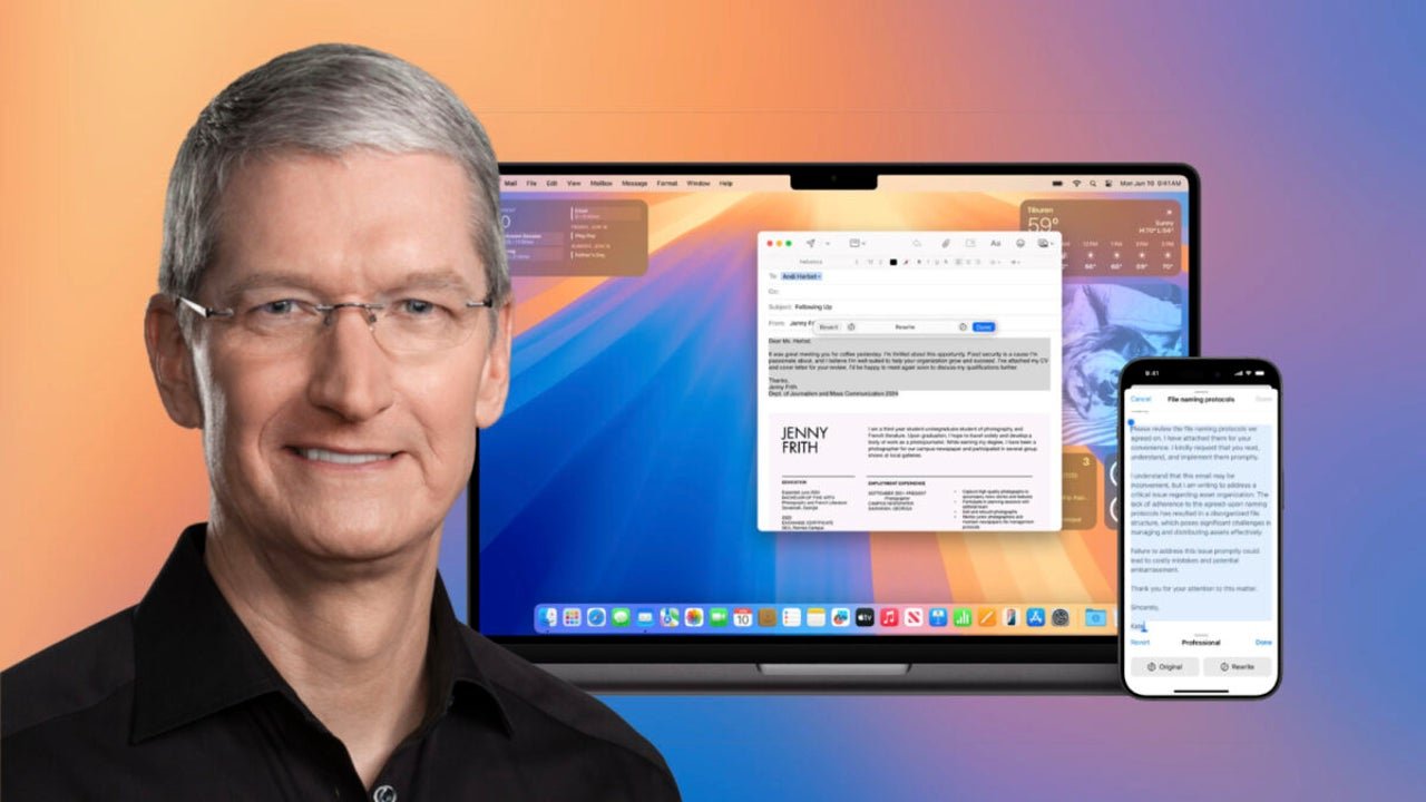 Tim Cook destaca los esfuerzos de Apple en inteligencia artificial y la "increíble" línea de productos en la reunión general. Parece que solo has escrito "Mac". Si te referías a algo más específico o a un texto más largo, por favor proporcioname más detalles para poder ayudarte mejor.