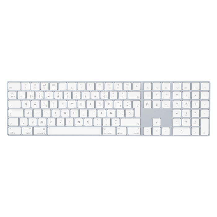 El teclado Magic de Apple con USB Parece que el texto que proporcionaste está incompleto o no contiene información que se pueda traducir. Si tenés un texto específico que quieras traducir, por favor compartilo y con gusto te ayudo.