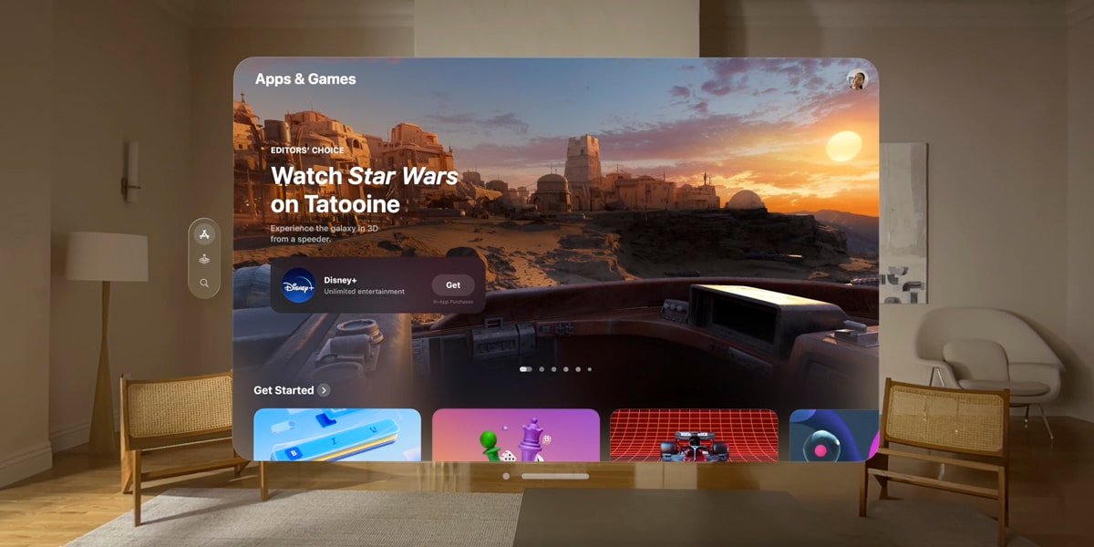 visionOS 2 es la primera gran actualización de software para Apple Vision Pro, y ya está disponible. Apple Vision Pro